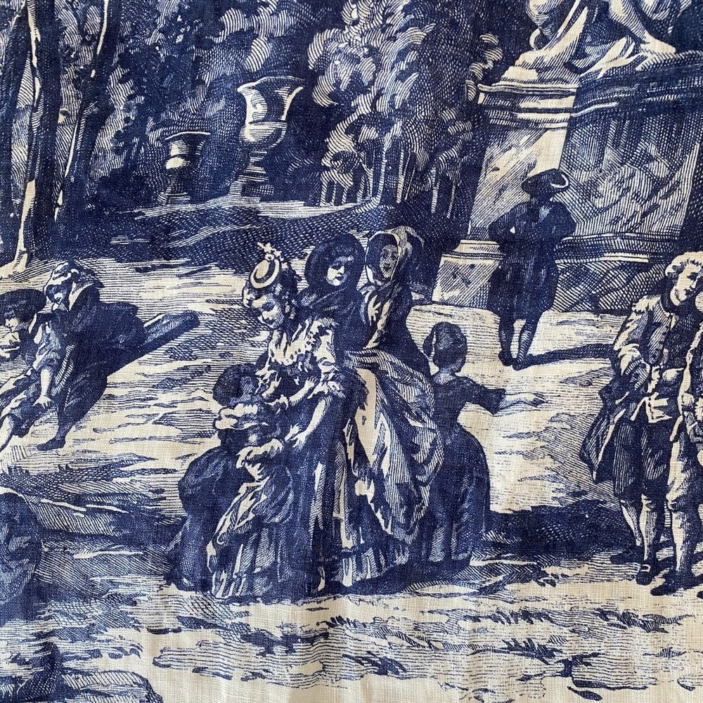 COS French Toile linen collection halterneck maxi dress white and‎ blue size 6 - Picture 11 of 13